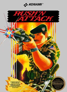 Rush'n Attack (USA) box cover front